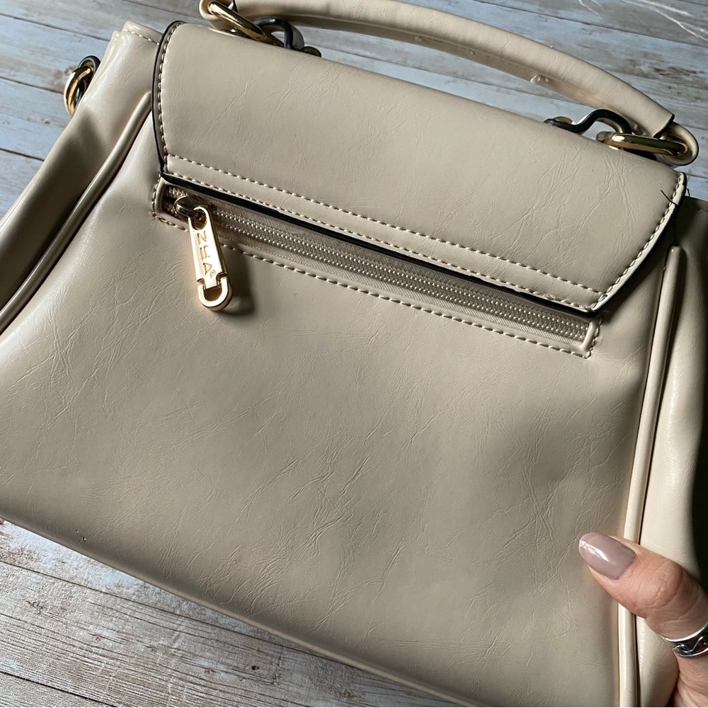 💜4/$40 Cream Top Handle Satchel Bag - Picture 9 of 16